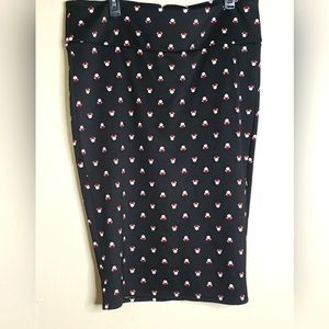 Disney Minnie Mouse Pencil Skirt Size 16